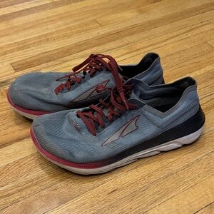 Altra Duo 1.5 Road Running Shoes Gray Red ALM1938F220 Men Size 9.5